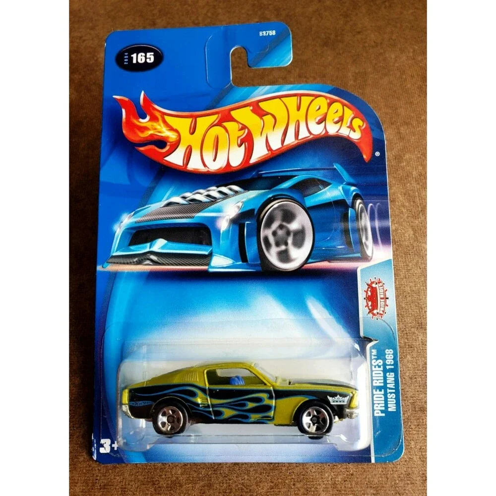 2004 Hot Wheels '68 MUSTANG Pale Green #165 PRIDE RIDES SERIES #1/10 1:64 B3758
